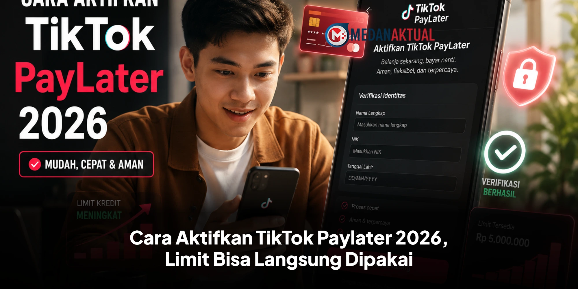 Cara Aktifkan TikTok Paylater 2026, Limit Bisa Langsung Dipakai