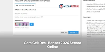 Cara Cek Desil Bansos 2026 Secara Online