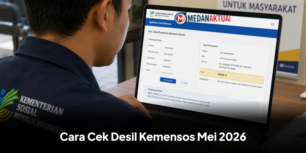 Cara Cek Desil Kemensos Mei 2026 Pakai NIK KTP Lewat HP