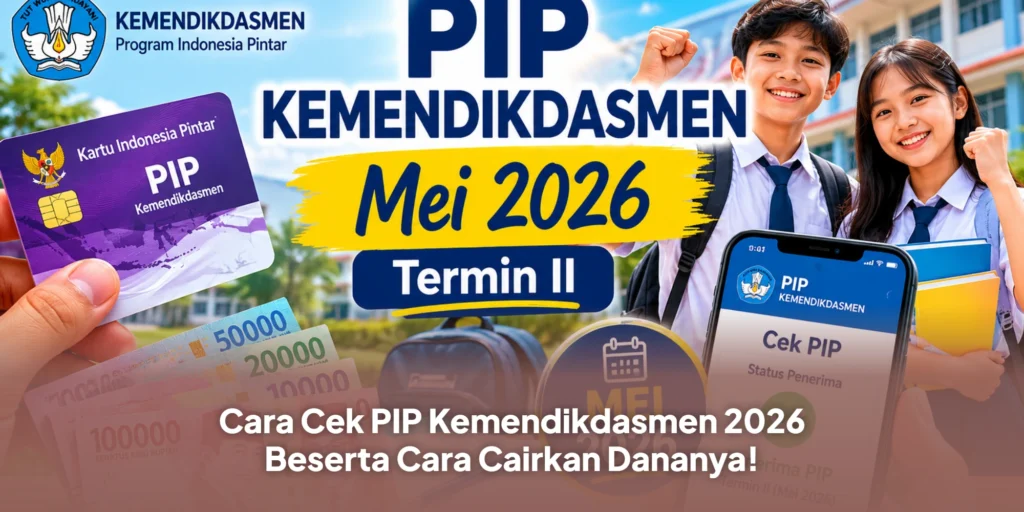 Cara Cek PIP Kemendikdasmen 2026 Beserta Cara Cairkan Dananya!