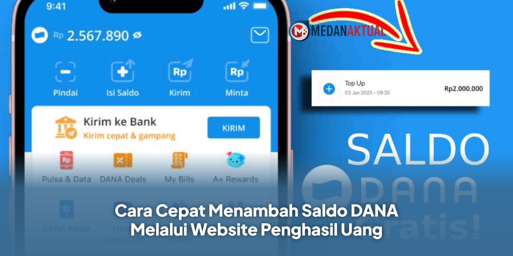Cara Cepat Menambah Saldo DANA Melalui Website Penghasil Uang