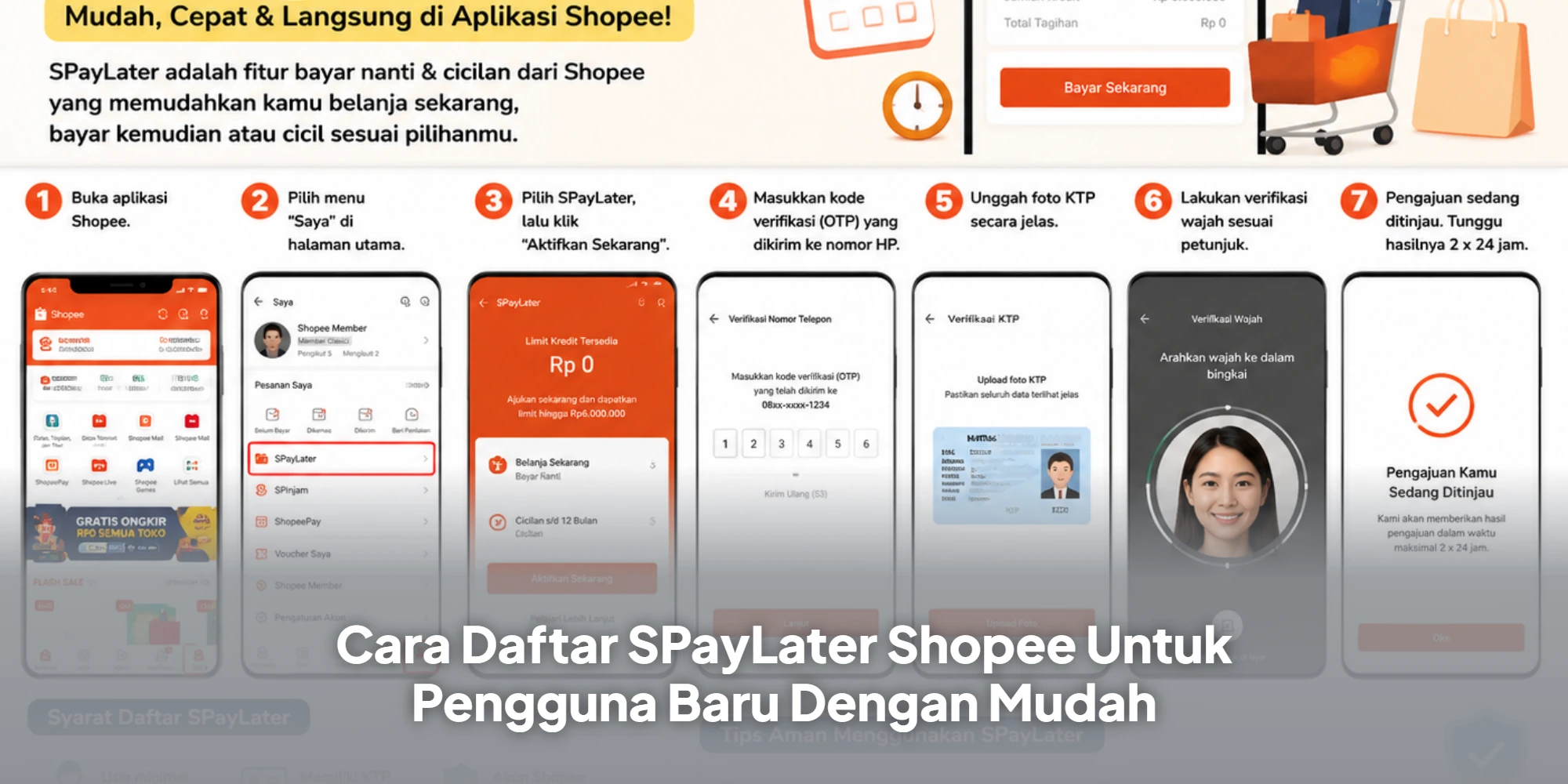Cara Daftar SPayLater Shopee Untuk Pengguna Baru Dengan Mudah