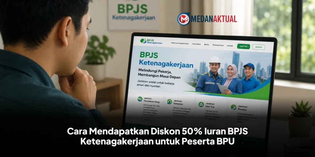 Cara Mendapatkan Diskon 50% Iuran BPJS Ketenagakerjaan untuk Peserta BPU