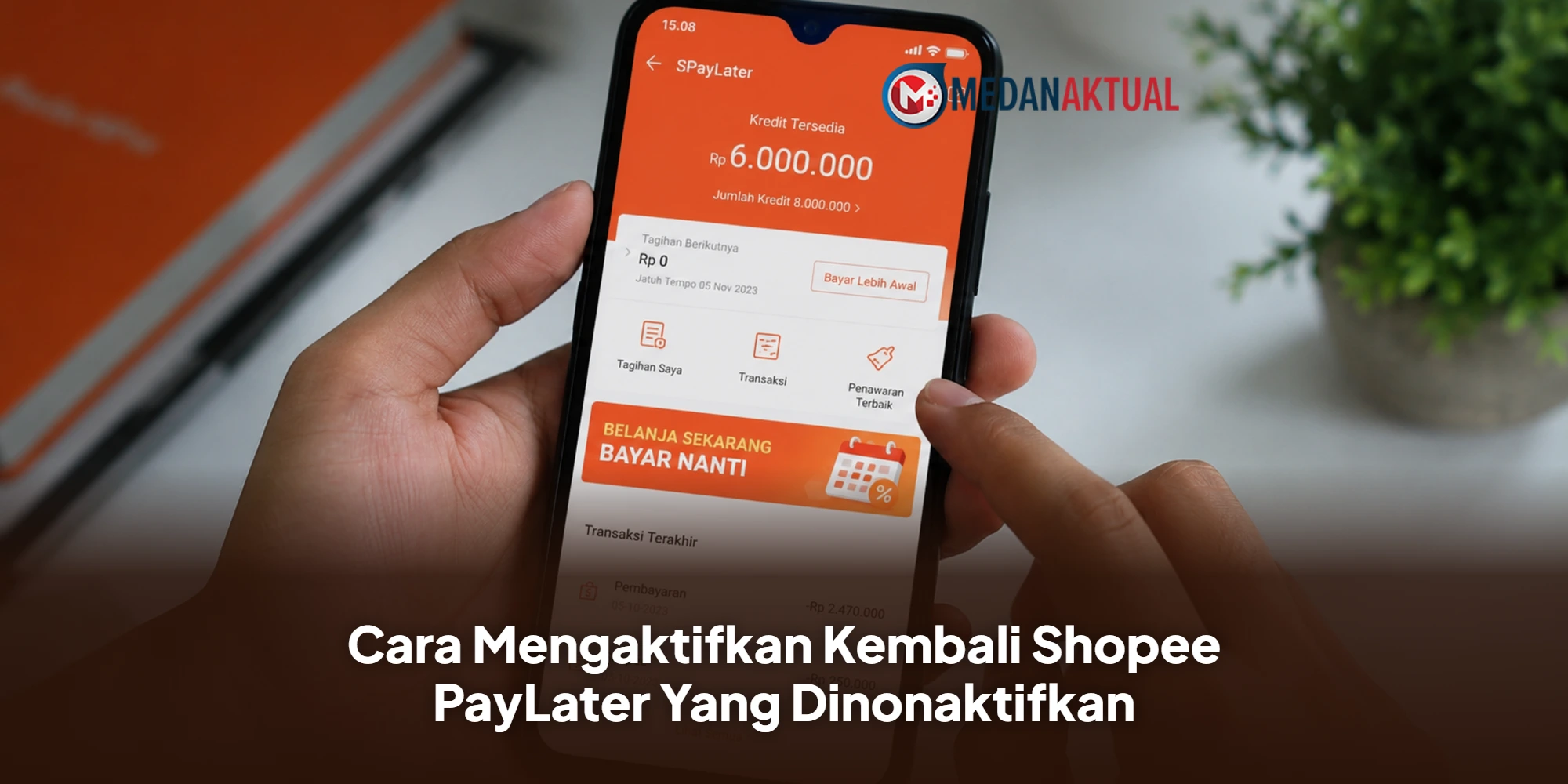 Cara Mengaktifkan Kembali Shopee PayLater Yang Dinonaktifkan