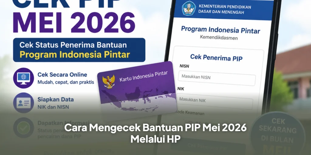 Cara Mengecek Bantuan PIP Mei 2026 Melalui HP