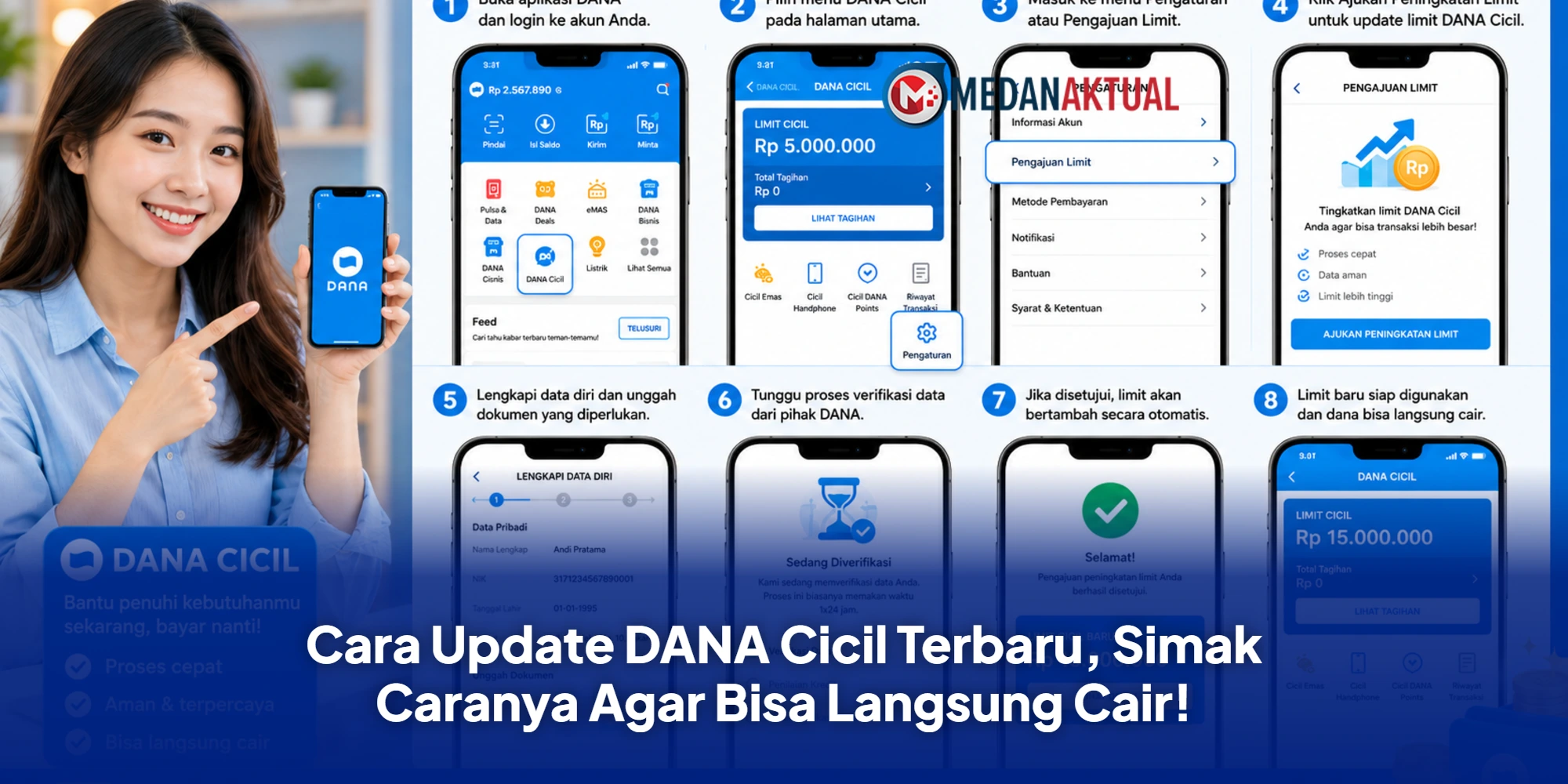 Cara Update DANA Cicil Terbaru, Simak Caranya Agar Bisa Langsung Cair!