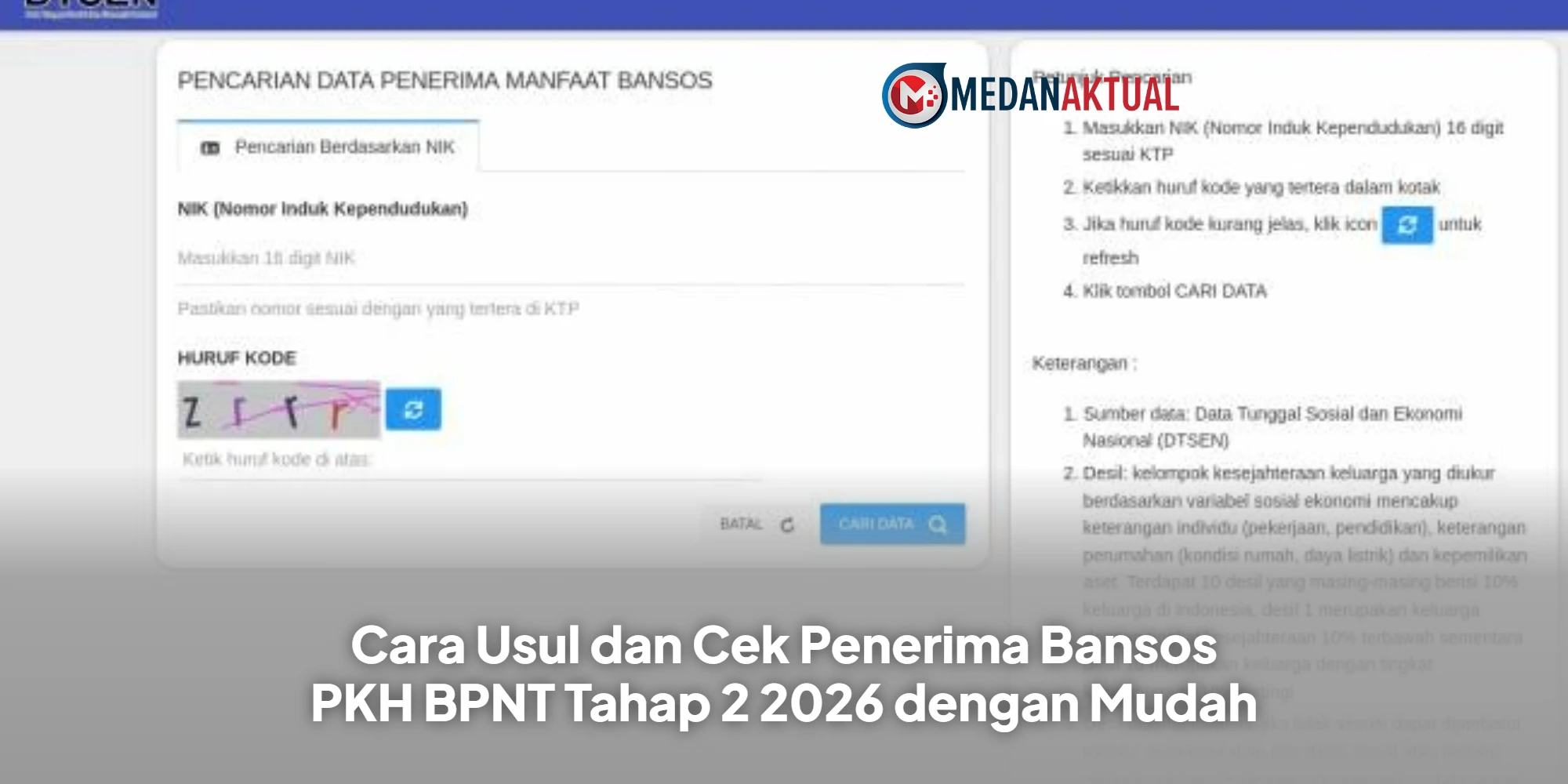 Cara Usul dan Cek Penerima Bansos PKH BPNT Tahap 2 2026 dengan Mudah