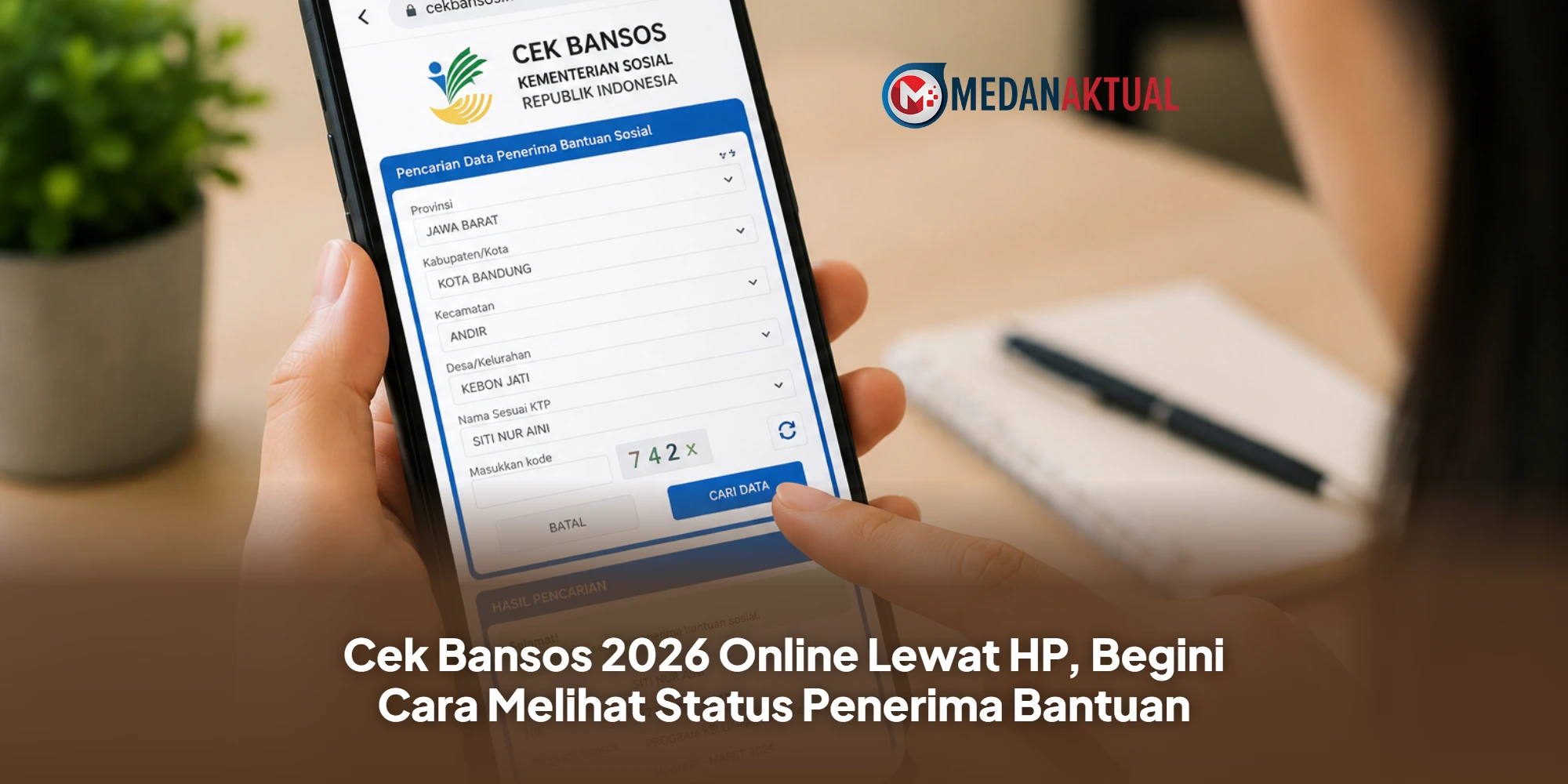 Cek Bansos 2026 Online Lewat HP, Begini Cara Melihat Status Penerima Bantuan