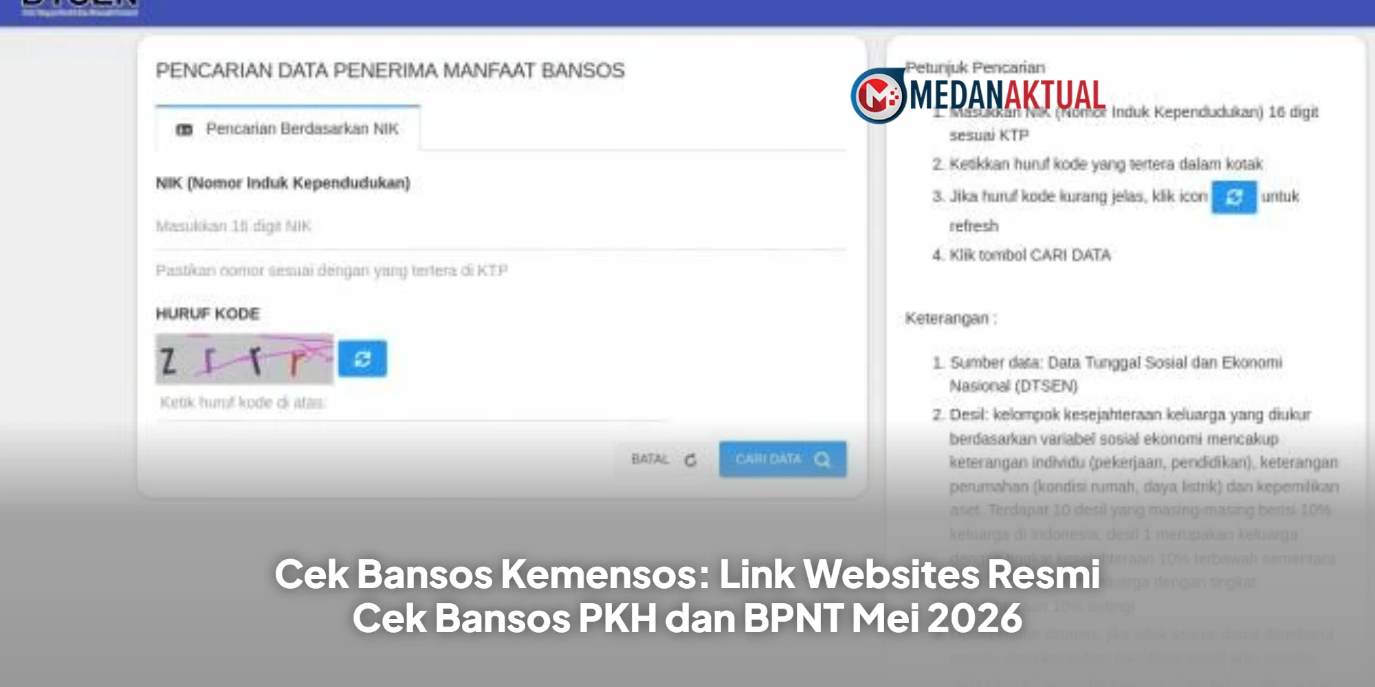 Cek Bansos Kemensos: Link Websites Resmi Cek Bansos PKH dan BPNT Mei 2026