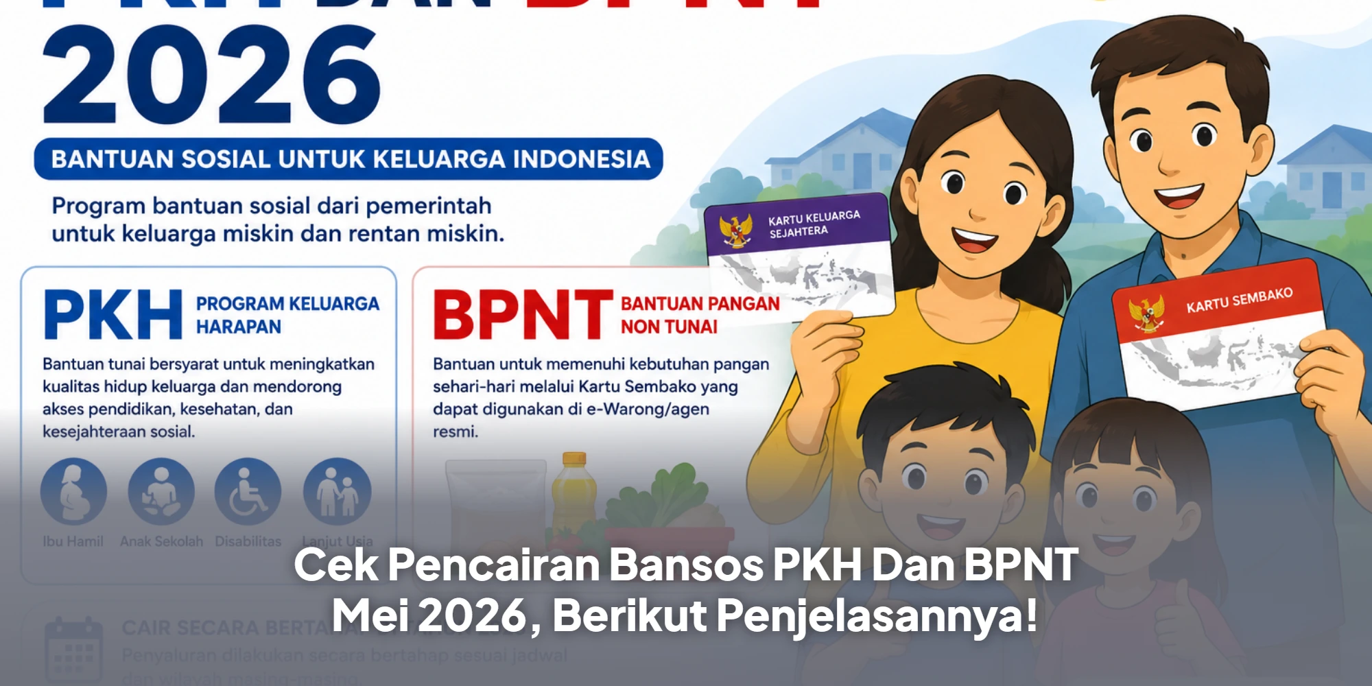 Cek Pencairan Bansos PKH Dan BPNT Mei 2026, Berikut Penjelasannya!