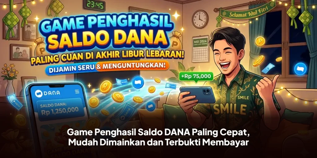 Game Penghasil Saldo DANA Paling Cepat, Mudah Dimainkan dan Terbukti Membayar