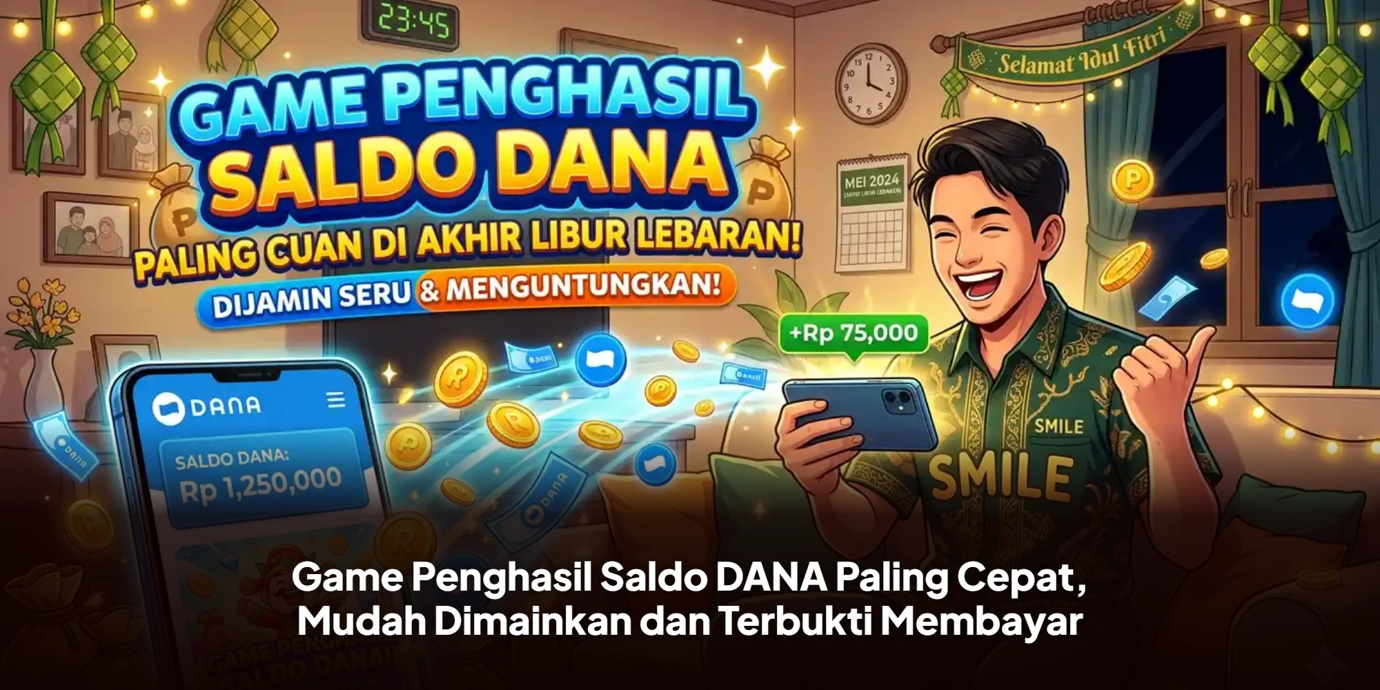 Game Penghasil Saldo DANA Paling Cepat, Mudah Dimainkan dan Terbukti Membayar