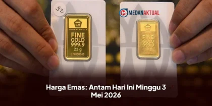 Harga Emas: Antam Hari Ini Minggu 3 Mei 2026