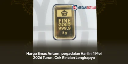 Harga Emas Antam: pegadaian Hari Ini 1 Mei 2026 Turun, Cek Rincian Lengkapya
