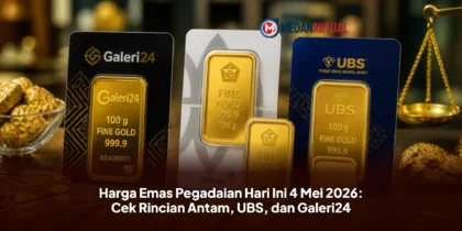 harga emas pegadaian hari ini 4 Mei 2026