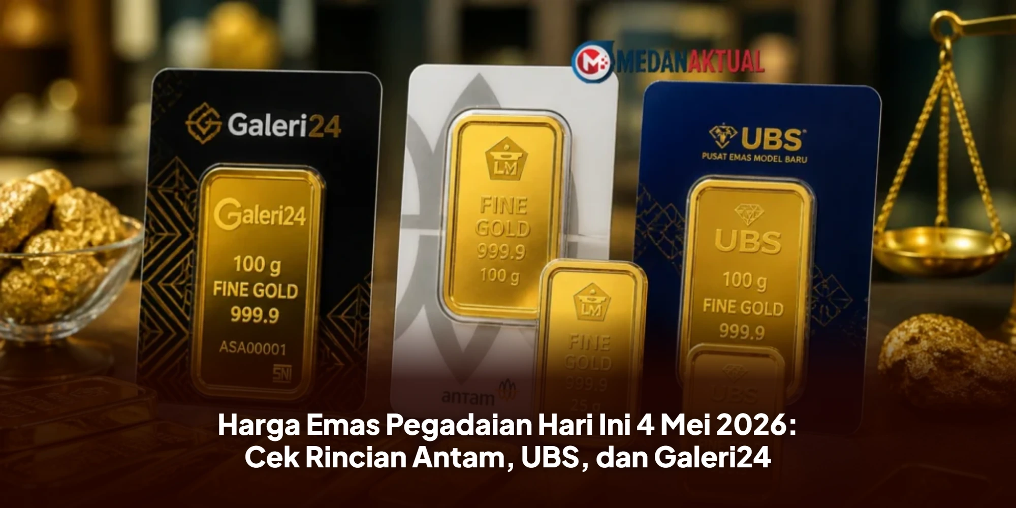 harga emas pegadaian hari ini 4 Mei 2026