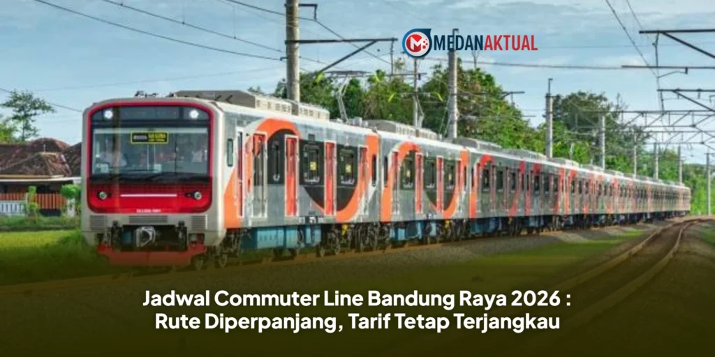 Jadwal Commuter Line Bandung Raya 2026 : Rute Diperpanjang, Tarif Tetap Terjangkau