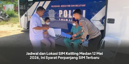 Jadwal dan Lokasi SIM Keliling Medan 12 Mei 2026, Ini Syarat Perpanjang SIM Terbaru