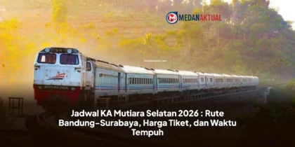 Jadwal KA Mutiara Selatan 2026 : Rute Bandung-Surabaya, Harga Tiket, dan Waktu Tempuh