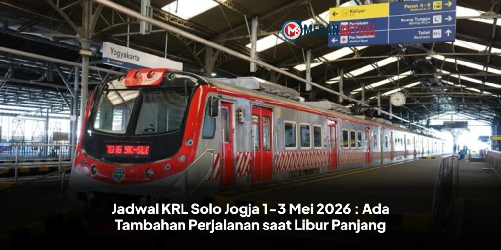 Jadwal KRL Solo Jogja 1-3 Mei 2026 : Ada Tambahan Perjalanan saat Libur Panjang