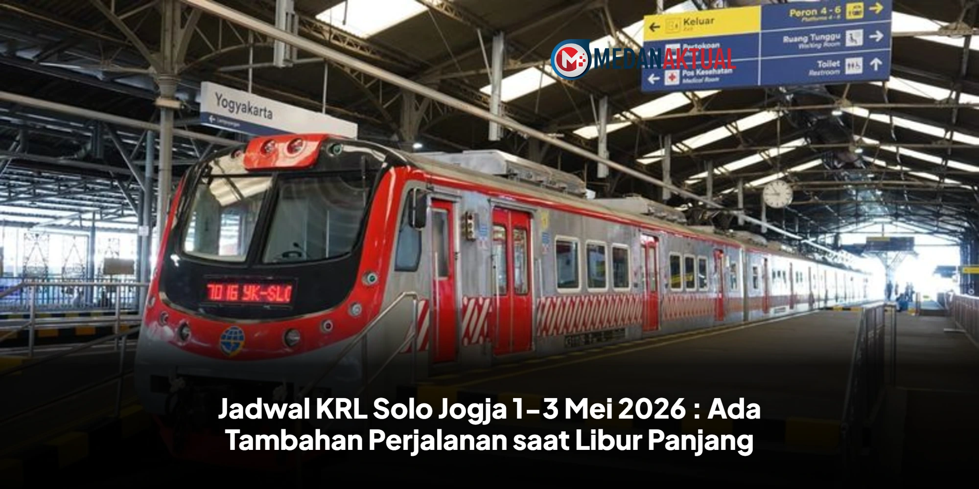 Jadwal KRL Solo Jogja 1-3 Mei 2026 : Ada Tambahan Perjalanan saat Libur Panjang