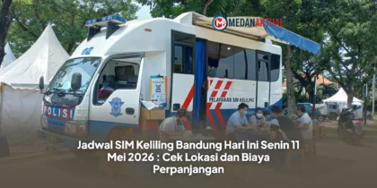 Jadwal SIM Keliling Bandung Hari Ini Senin 11 Mei 2026 : Cek Lokasi dan Biaya Perpanjangan