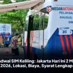 Jadwal SIM Keliling: Jakarta Hari Ini 2 Mei 2026, Lokasi, Biaya, Syarat Lengkap