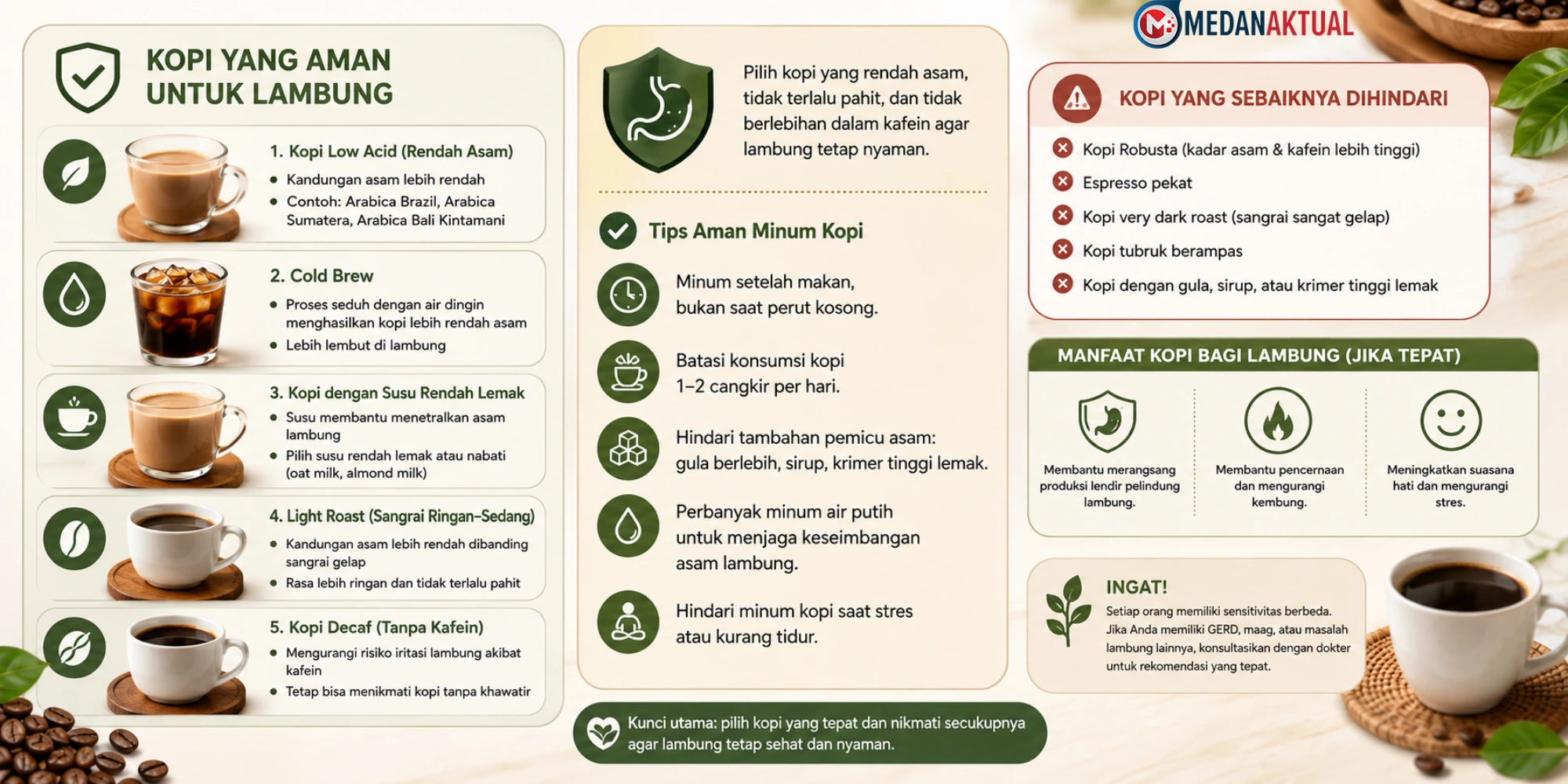 Batas Aman Minum Kopi per Hari, Berapa Cangkir yang Dianjurkan?