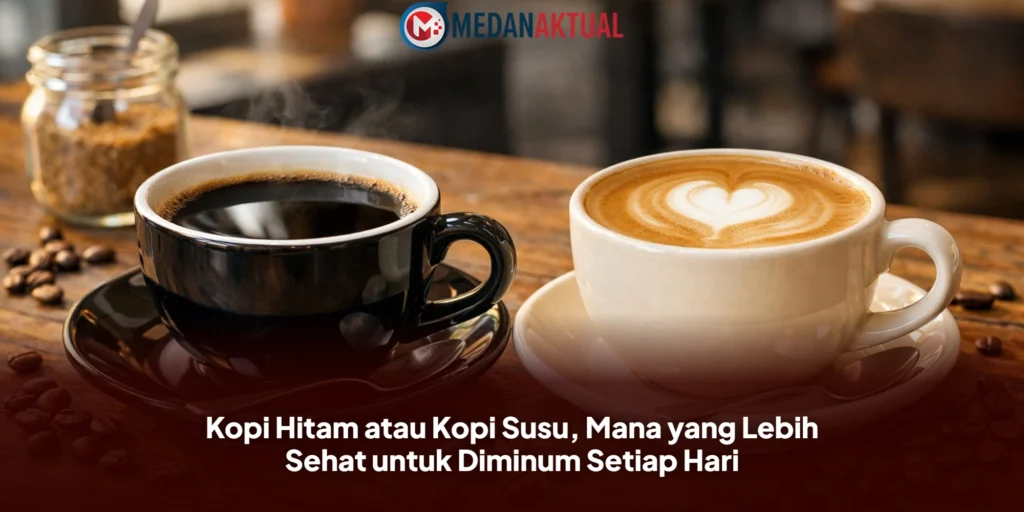 Kopi Hitam atau Kopi Susu, Mana yang Lebih Sehat untuk Diminum Setiap Hari