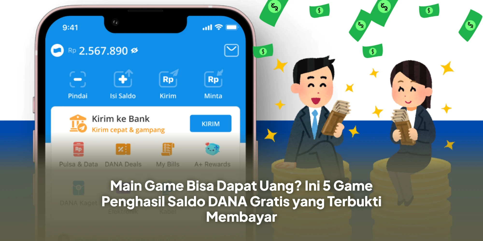 Main Game Bisa Dapat Uang? Ini 5 Game Penghasil Saldo DANA Gratis yang Terbukti Membayar