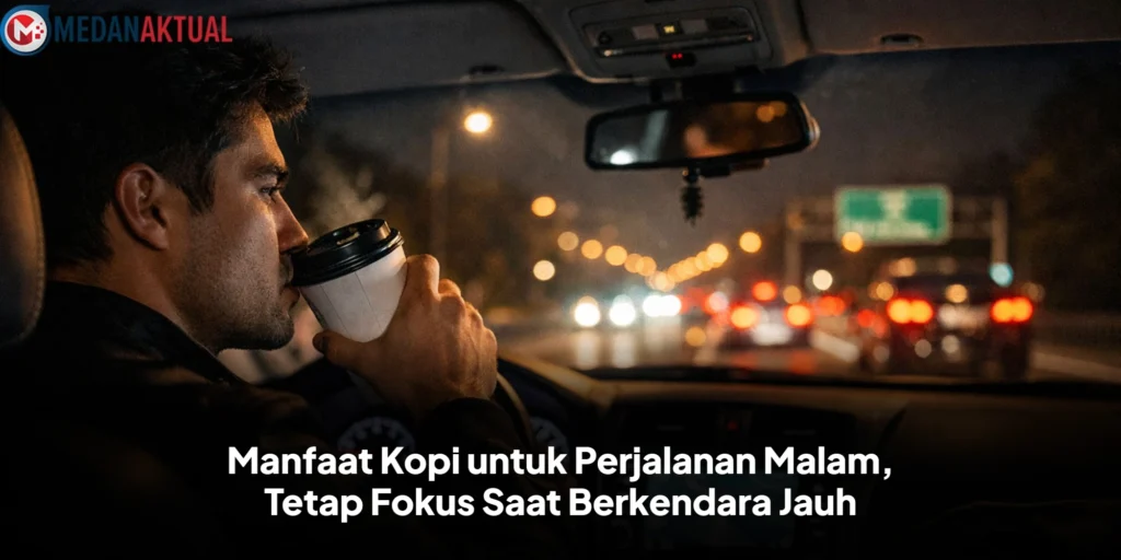 Manfaat Kopi untuk Perjalanan Malam, Tetap Fokus Saat Berkendara Jauh