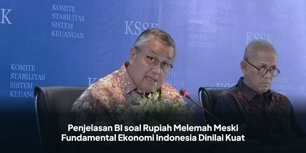 Penjelasan BI soal Rupiah Melemah Meski Fundamental Ekonomi Indonesia Dinilai Kuat