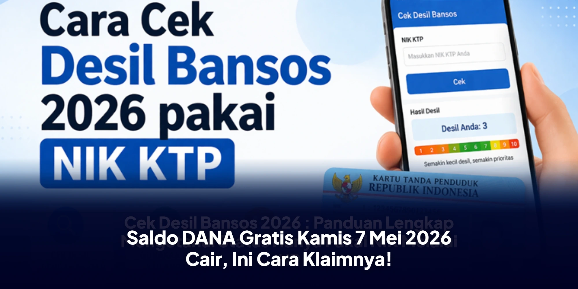 Saldo DANA Gratis Kamis 7 Mei 2026 Cair, Ini Cara Klaimnya!