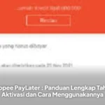 Shopee PayLater : Panduan Lengkap Tahap Aktivasi dan Cara Menggunakannya