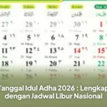 Tanggal Idul Adha 2026 : Lengkap dengan Jadwal Libur Nasional