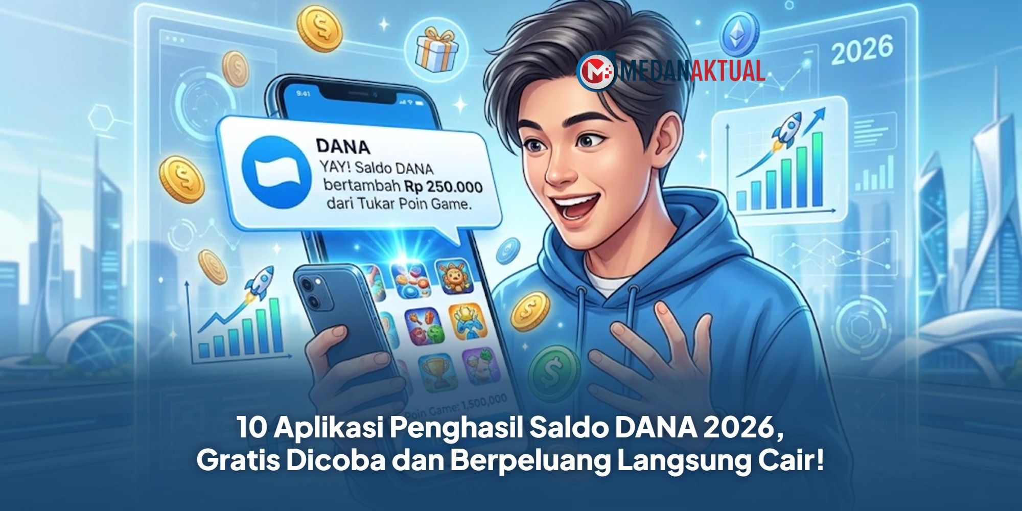 10 Aplikasi Penghasil Saldo DANA 2026, Gratis Dicoba dan Berpeluang Langsung Cair!