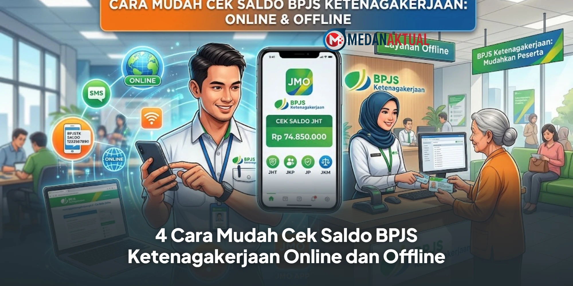 4 Cara Mudah Cek Saldo BPJS Ketenagakerjaan Online dan Offline