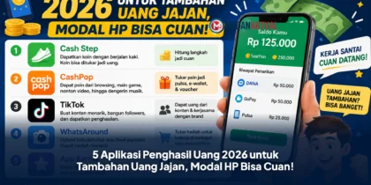 5 Aplikasi Penghasil Uang 2026 untuk Tambahan Uang Jajan, Modal HP Bisa Cuan!