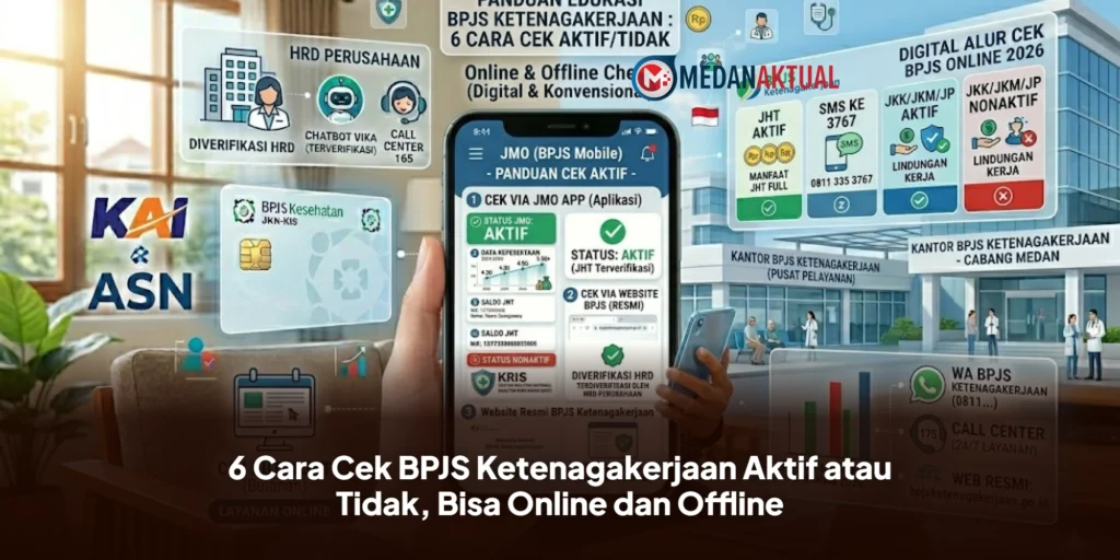 6 Cara Cek BPJS Ketenagakerjaan Aktif atau Tidak, Bisa Online dan Offline