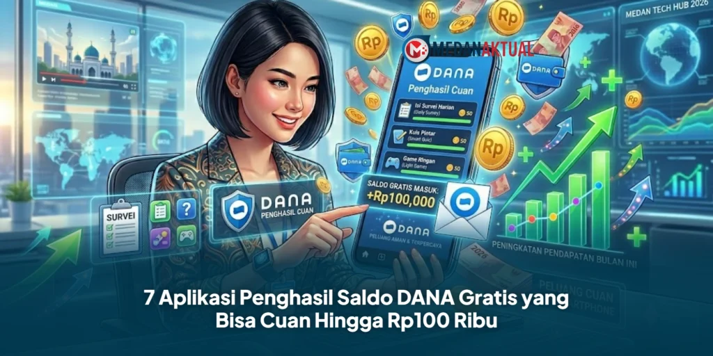 7 Aplikasi Penghasil Saldo DANA Gratis yang Bisa Cuan Hingga Rp100 Ribu