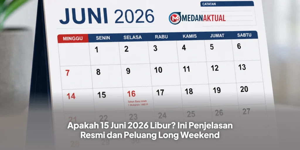 Apakah 15 Juni 2026 Libur? Ini Penjelasan Resmi dan Peluang Long Weekend