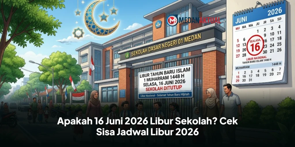 Apakah 16 Juni 2026 Libur Sekolah? Cek Sisa Jadwal Libur 2026