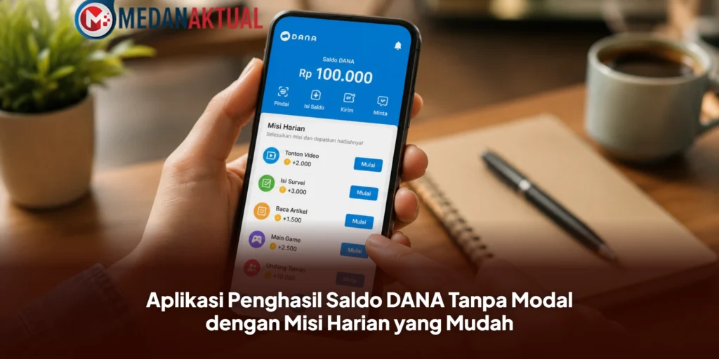 Aplikasi Penghasil Saldo DANA Tanpa Modal dengan Misi Harian yang Mudah