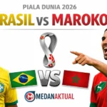 Skor Brasil vs Maroko 1-1: Saibari dan Vinicius Cetak Gol