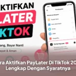 Cara Aktifkan PayLater Di TikTok 2026 Lengkap Dengan Syaratnya