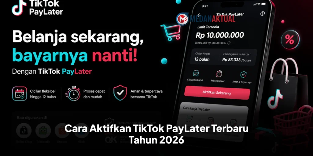 Cara Aktifkan TikTok PayLater Terbaru Tahun 2026