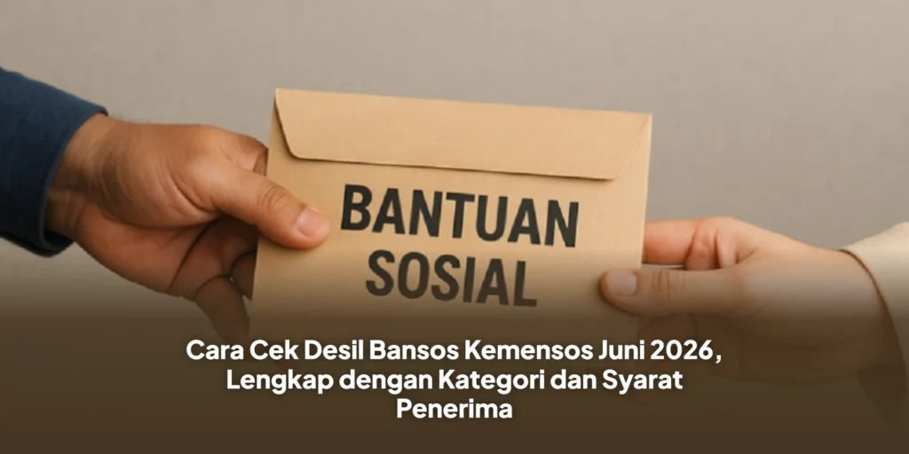 Cara Cek Desil Bansos Kemensos Juni 2026, Lengkap dengan Kategori dan Syarat Penerima