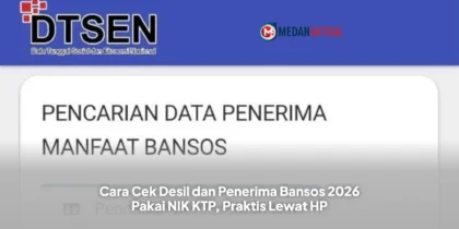 Cara Cek Desil dan Penerima Bansos 2026 Pakai NIK KTP, Praktis Lewat HP