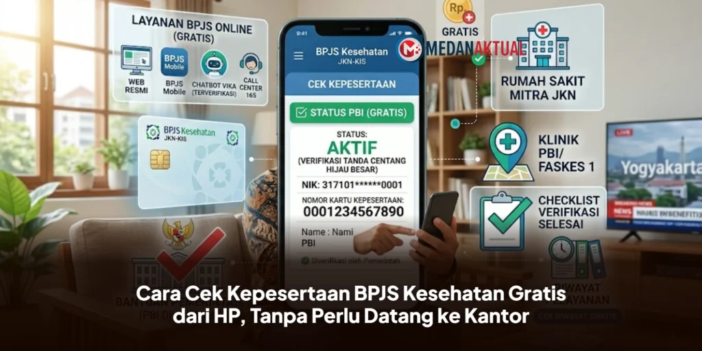Cara Cek Kepesertaan BPJS Kesehatan Gratis dari HP, Tanpa Perlu Datang ke Kantor