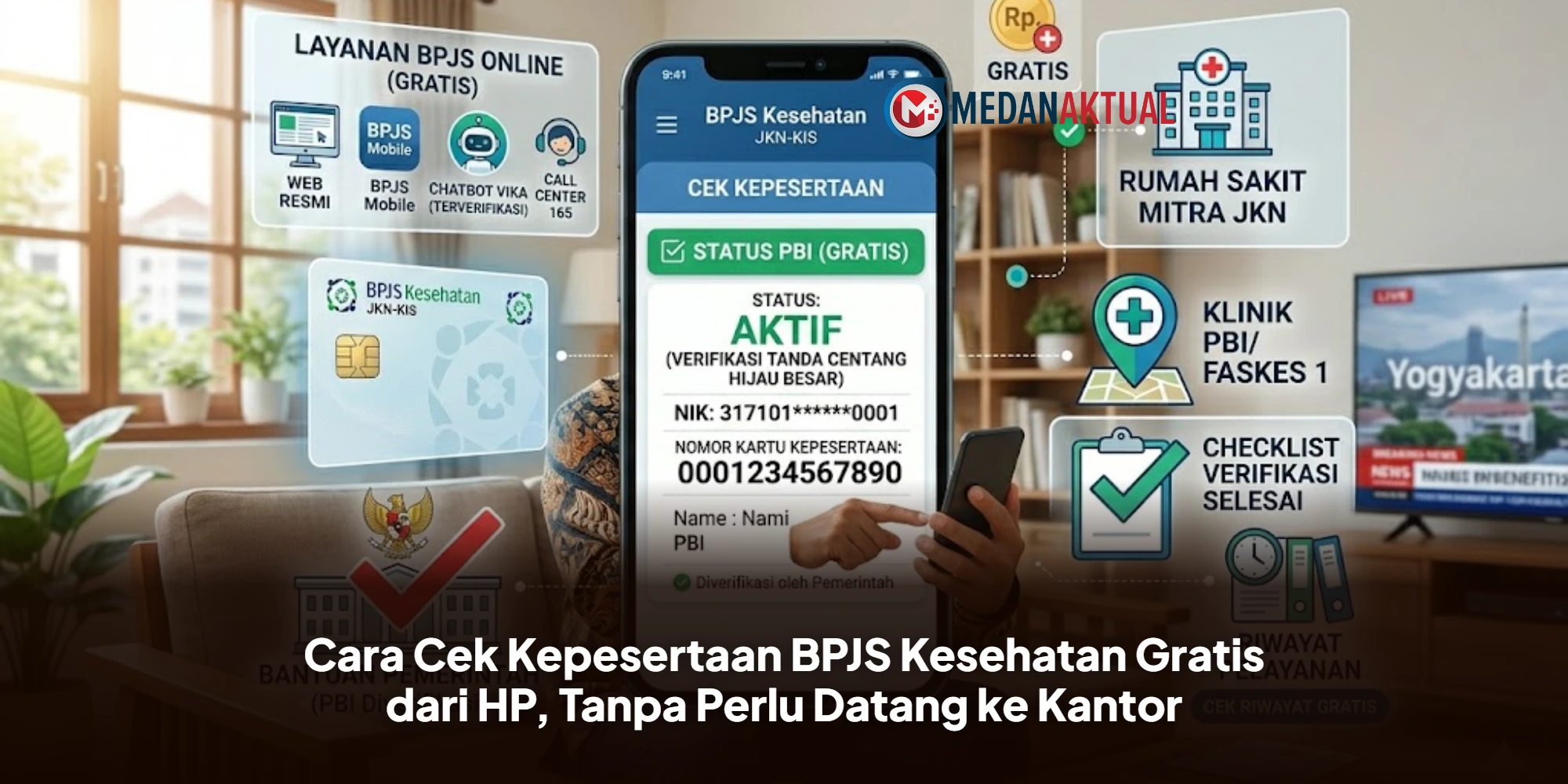 Cara Cek Kepesertaan BPJS Kesehatan Gratis dari HP, Tanpa Perlu Datang ke Kantor